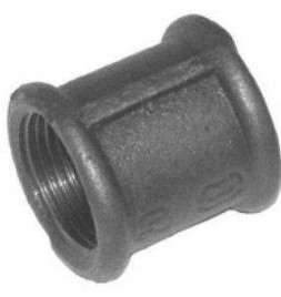 Муфта чёрная 1/2&quot;