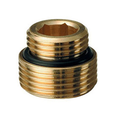 Адаптер для узла нижнего подключения радиатора TIM 1/2"-3/4"(конус)