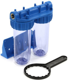 Фильтр двухступенчатый 10SL 3/4" с картриджами Ecoline