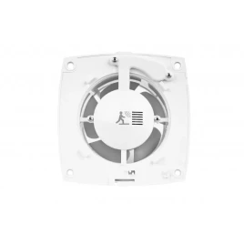 Вентилятор вытяжной BETTOSERB с обратным клапаном, фланцем, автоматическим включением и таймером, белый 